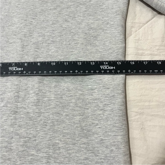 FRAME Women’s Strong Shoulder Grey Collared Mini Sweater Shirt Dress Size XS - Picture 9 of 10